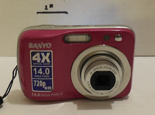 Sanyo VPC-S1414 14.0MP Digital Camera - Pink Tested Works - Picture 7 of 7