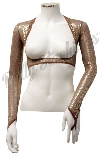 BRIDAL WEAR BOLERO SHRUG LACE BRIDE WEDDING DRESS SLEEVES STRETCH MESH ARM COVER - Picture 47 of 52