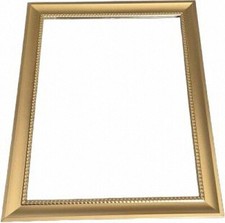 Leerrahmen Bilderrahmen-Holz-Barock-Sondermaße-alle Größen 451 Gold