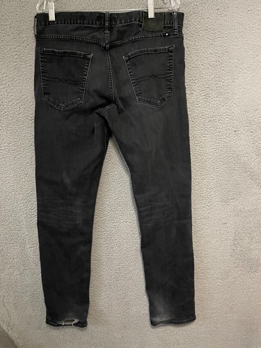 Lucky Brand 110 Skinny Jeans Mens Size 34 x 32 Black Denim Adult Cotton - Picture 3 of 5