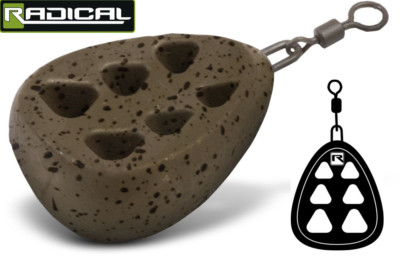 Quantum Radical Futterbombenblei mit Wirbel 70g / Karpfenblei