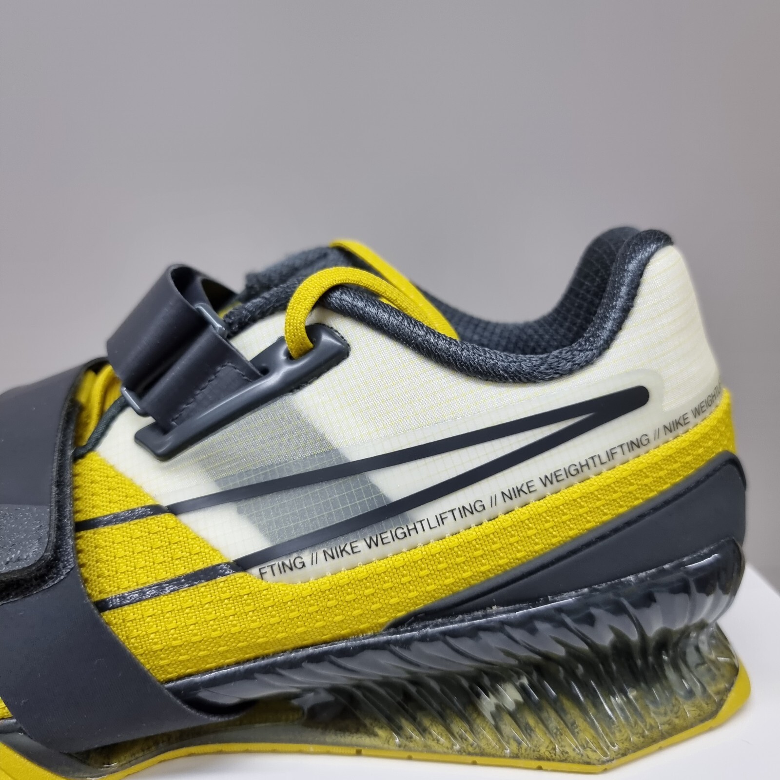 NIKE ROMALEOS 4 "BRIGHT CITRON" (CD3463 707) WEIGHT LIFTING TRAINING SHOES image 2