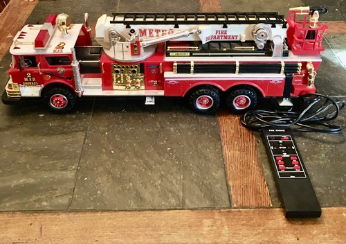 Vintage New Bright Fire Engine Truck 