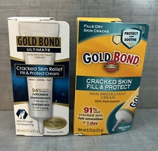 Gold Bond Ultimate Cracked Skin Fill & Protect Cream Set .75 oz ea. Discontinued