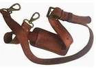 Genuine Leather Shoulder Strap 56in Replacement Messenger Duffle Bag Brown
