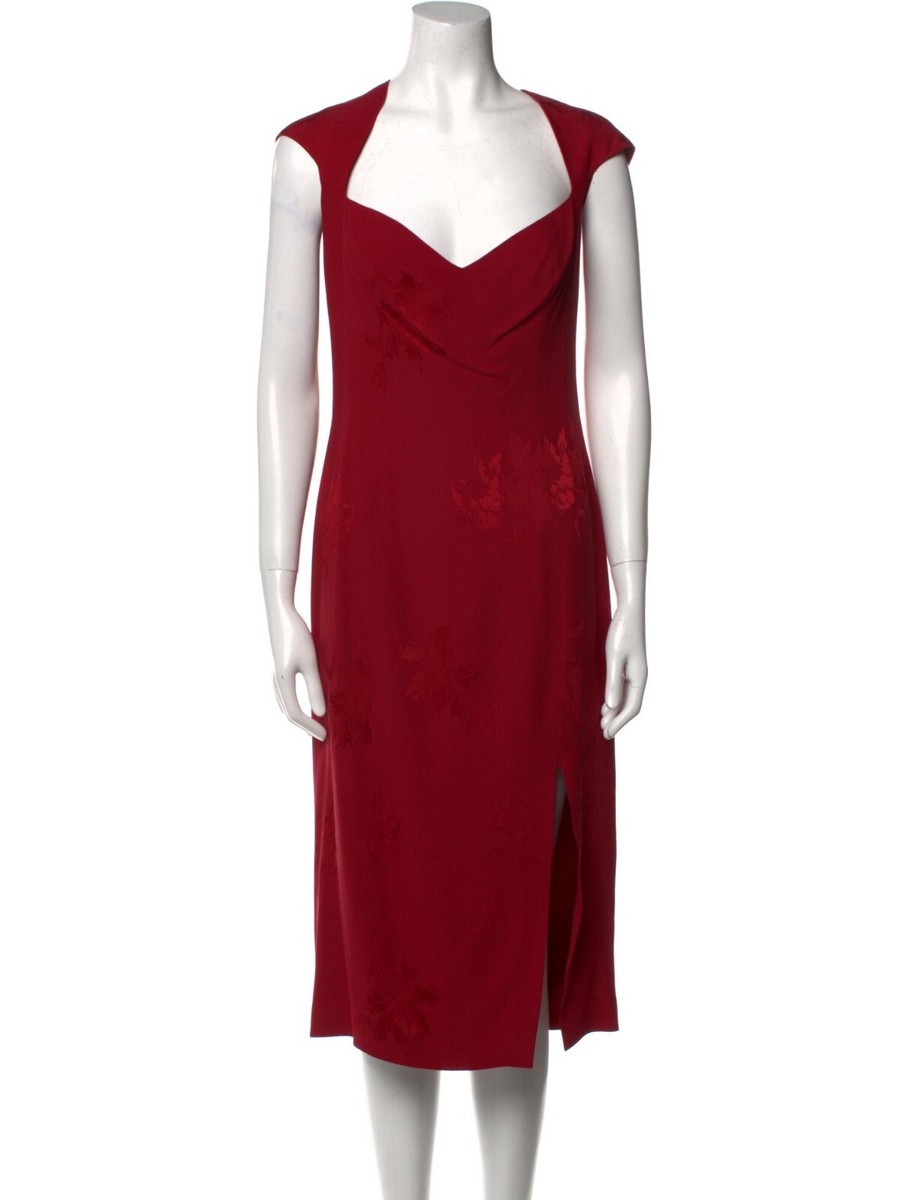 john galliano red dress John Galliano