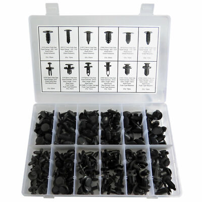 #ad 192 Clips Auto Car Retainer Push Pin Assortment Kit For Toyota Honda For GM Ford $17.32