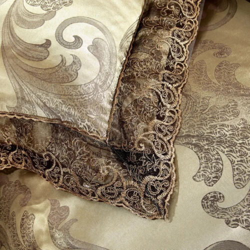 2024 Luxus Spitze Jacquard Satin Bettbezug, Bettwäsche, Bettwäsche Set - Bild 4 von 43