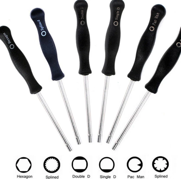 8 Tournevis Pour Carburateur Différents, Jeu D'outils De Réglage Du