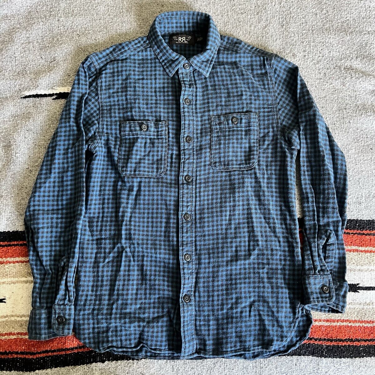 RRL Work Shirt | Size S | Limited Edition | Indigo Woven RRL Work Shirt | Size S | Limited Edition | Indigo Woven