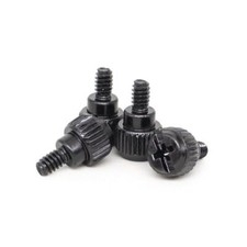 M3.5 6 -32 PC Computer Case Thumbscrews Thumb Screws Black 20pcs