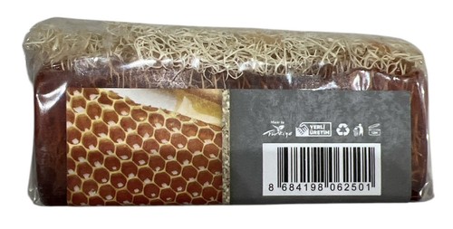 Kürbisfaser Seife Milchig Honig 100% Handgemacht Peeling Balli Lifli Sabun 120g - Bild 5 von 6