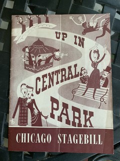 Up In Central Park Playbill Michael Todd presents Chicago 1946