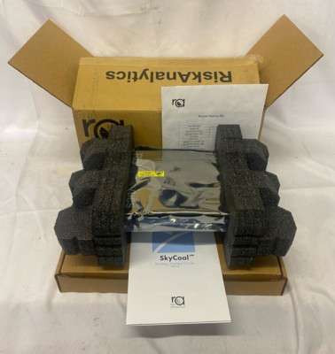 Opened box Risk Analytics Skycoal Security Appliance