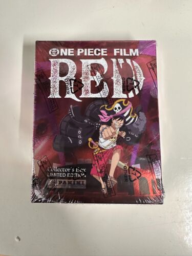 One Piece Film RED Trading Cards Collector's Box LIMITED EDITION Panini SEALED - Picture 1 of 2