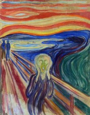 Ceramic Backsplash Tile Mural Impressionist Kitchen/Bathroom - The Scream