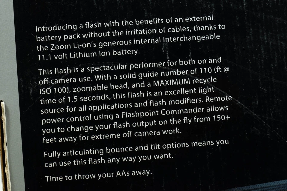 Flashpoint Pro Lion Manual High Power Flash - Image 3 of 4