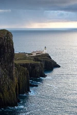 Neist point lighthouse, Isle of Skye, Scotland, UK - 30" x 20" CANVAS - SEASCAPE