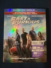 Fast & Furious 6 (Blu-ray + DVD 2 Disc Set 2013) Vin Diesel Paul Walker The Rock