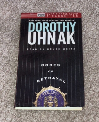   AUDIO BOOK - 2 Cassette tapes   CODES OF BETRAYAL by Dorothy Uhnak ~ RARE