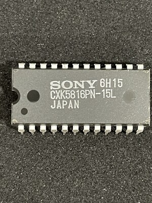 CXK5816PN-15L IC SRAM 2KX8 CMOS 150NS 24 PIN DIP SONY (LOT OF 1)