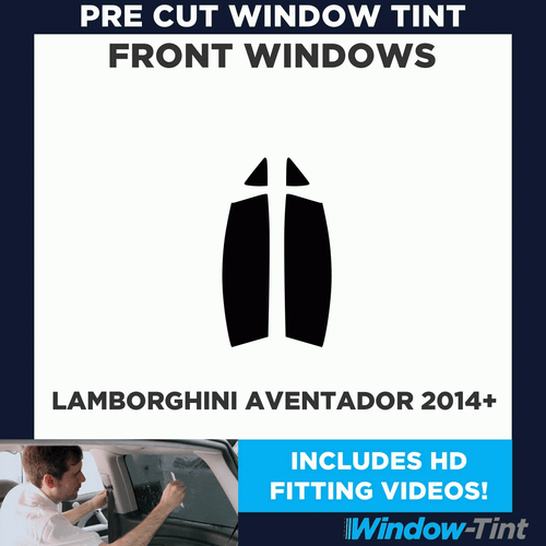 Pre Cut Car Window Tint for Lamborghini Aventador 2014+ Front Windows Film film - Picture 2 of 10