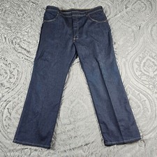 Wrangler Jeans Mens 42x29 Stretch Classic Straight Dark Wash NEW Western Y2K