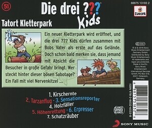 Thumbnail - Die Drei ??? Kids 51. Tatort Kletterpark (drei Fragezeichen) Cd | Ulf