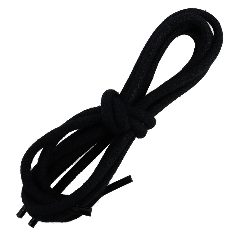 Les Lacets Français - Lacets ronds et très épais - 5mm - - 100% coton - Couleur