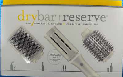 DRYBAR Reserve 3-in-1 Interchangeable Blow Dryer White  display picture 2
