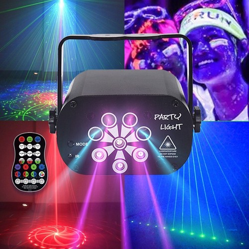 60/120 Pattern RGB Portable LED Stage Laser Lights DJ KTV Projector Disco Lamp - Picture 4 of 18