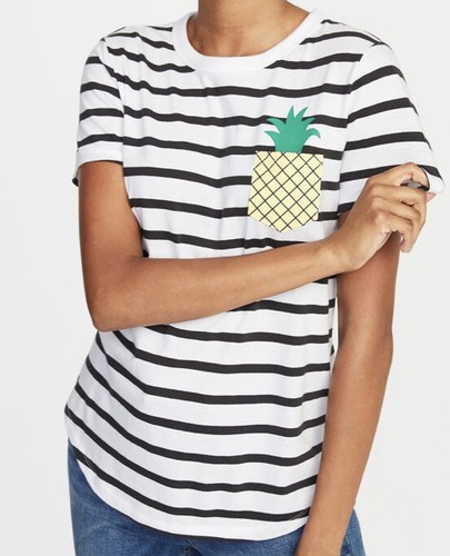 Old Navy Pineapple Tshirt Womens Size M 