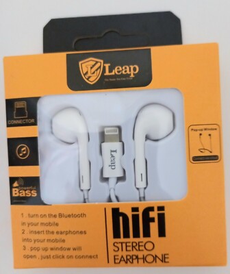 Leap Earphones  Superior Sound Quality for iPhone 11 12 13 14 pro max mini new