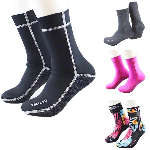 Underwater Scuba Diving Beach Socks 3mm Neoprene Printing Warm Non-slip