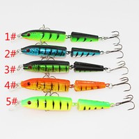 5pcs Double Joint Mino Lure Fishing 10.5cm 9.6g Plastic Lures Bait Crankbait 5pcs Double Joint Mino Lure Fishing 10.5cm 9.6g Plastic Lures Bait Crankbait