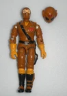 1987 Cobra WORMS & Helmet v1 Figure Vintage G.I. GI Joe 3.75 ARAH *99% Complete