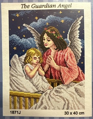 Printed needlepoint Tapestry Gobelin 30x40 cm Night Angel Orchidea