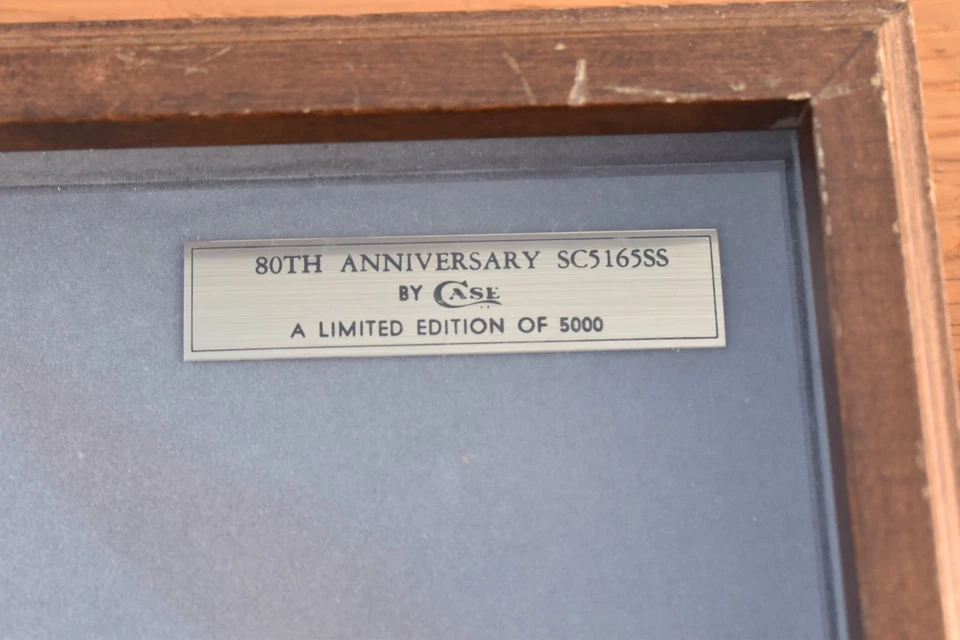 CASE XX 5 DOT 1985 SECOND CUT STAG FOLDING HUNTER KNIFE 5165 1 of 5000 (27193) - Image 2 of 4