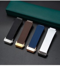 Quality Vertical Rubber Watch Straps Mens Band 26 19 13x20 16x21mm for Hublot