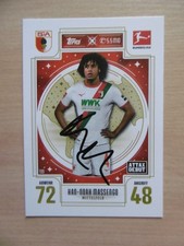 Han-Noah Massengo Autogramm signed TC Topps Bundesliga "FC Augsburg 25/26"