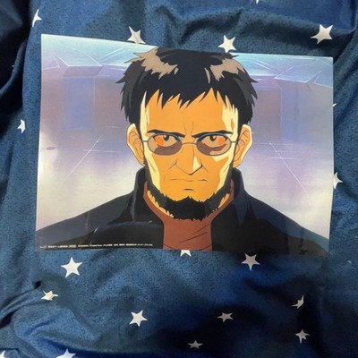 Neon Genesis Evangelion Limited Printed AniMation Cel Gendo Ikari Cell Club