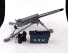 Vtg 1960’s Hasbro GI Joe .30 Cal Action Sailor Navy Attack Set W/ Blue Ammo Box