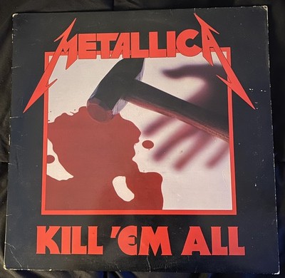 Metallica Kill  Em All Vinyl MRI 069 1983 Megaforce Press VG/VG