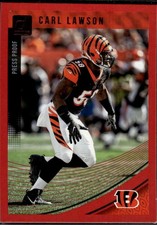 Carl Lawson 2018 Donruss Press Proof Red Cincinnati Bengals #63
