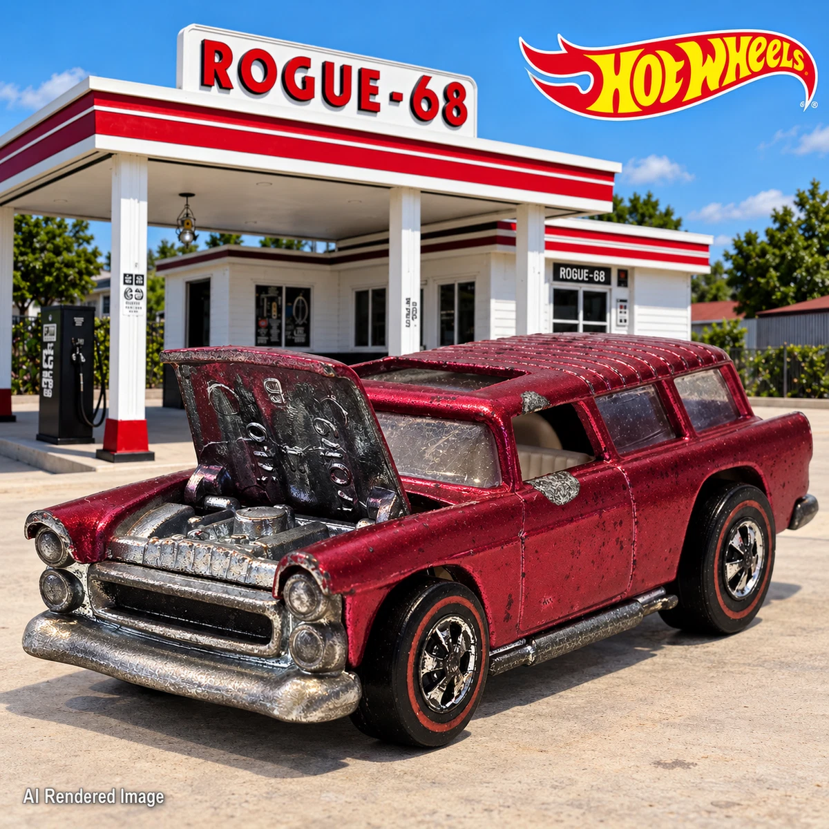 Hot Wheels Redlines 1955 Vehicle Year Vintage Manufacture Diecast