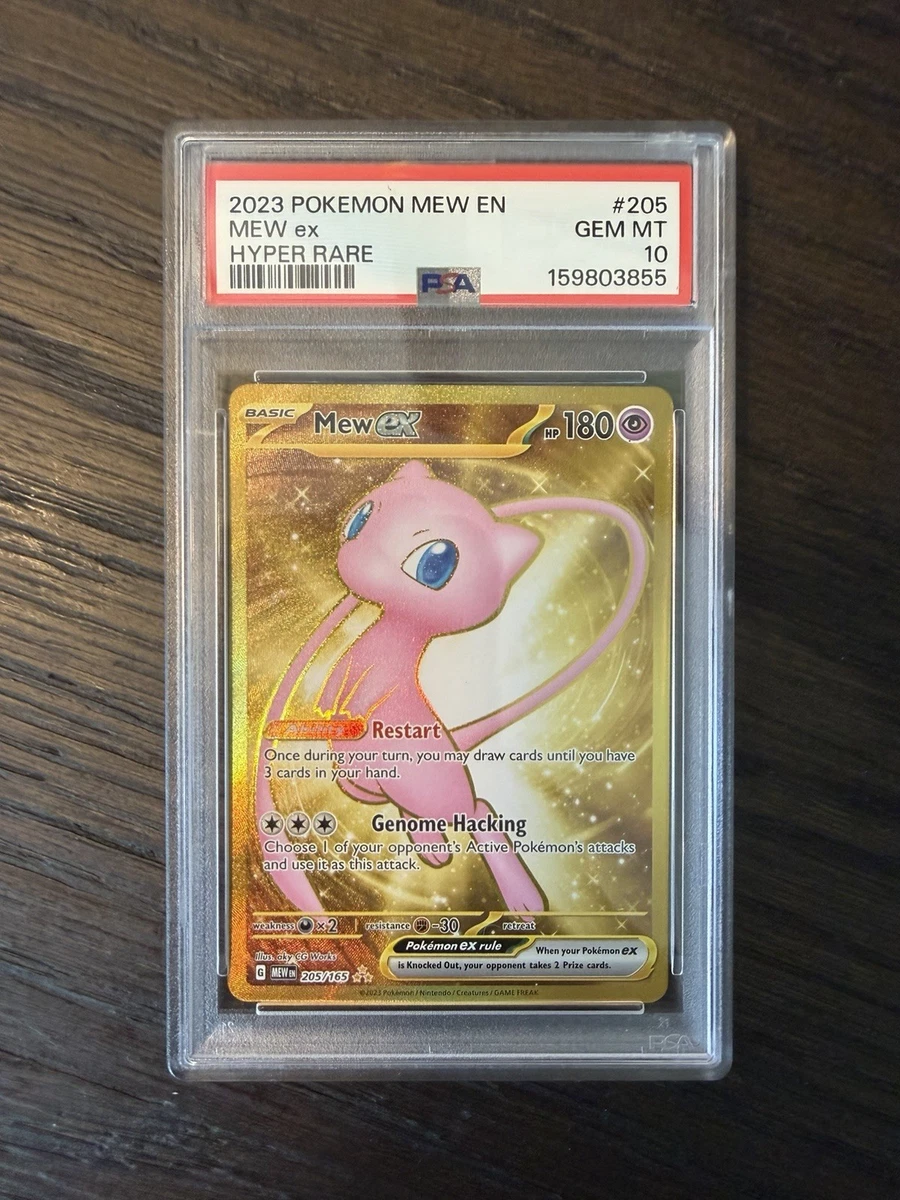 Mew Pokémon TCG Professional Sports Authenticator (PSA) Grade 10