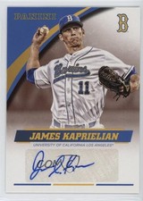 2015 Panini UCLA Bruins Signatures James Kaprielian #JK-UCL Auto 0h1