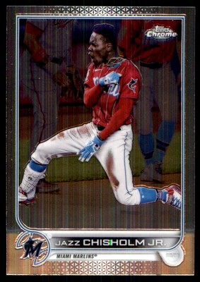 Jazz Chisholm Jr. 2022 Topps Chrome #91 Marlins MLB READ FREE SHIP AutographDen