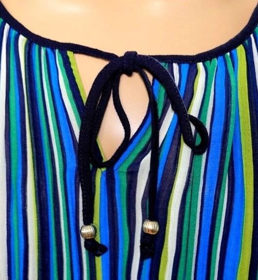 RUBY RD Multicolored Stripes Sz Large Casual or D… - image 3