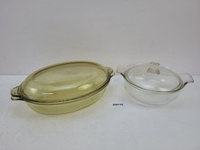 2x T&ouml;pfe Feuerfest Schott & Gen Jena Saale Glas Durax 3035 3049 K&uuml;che #268710